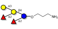 Fucosyl B antigen pentaose type 5 with free terminal amine (Linker-NH2 A)