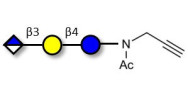Glucuronyl-lactose with terminal alkyne (Linker-CΞCH A)