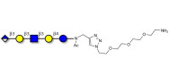 Glucuronyl-Lacto-N-tetraose with free terminal amine (Linker-NH2 B)