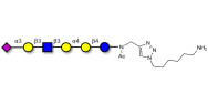 Stage-Specific Embryonic Antigen-4 (SSEA-4) hexaose analogue type 1 with free terminal amine (Linker-NH2 D)