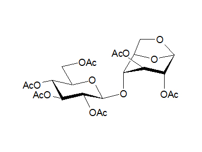 1,6-Anhydro-β-D-cellobiose hexaacetate