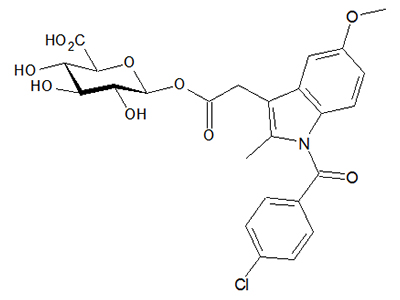 Indomethacin acyl-β-D-glucuronide