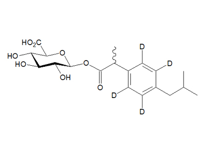 (R,S)-Ibuprofen-d4 acyl-β-D-glucuronide
