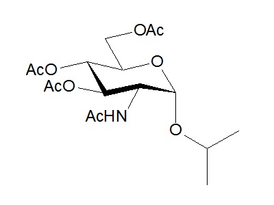 Isopropyl 2-acetamido-3,4,6-tri-O-acetyl-2-deoxy-α-D-glucopyranoside