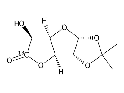 1,2-O-Isopropylidene-α-D-glucofuranuronic-6-13C acid, γ-lactone