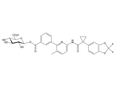 Lumacaftor acyl-β-D-glucuronide