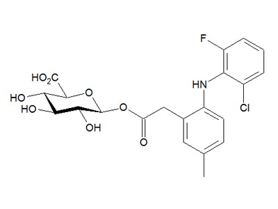 Lumiracoxib acyl-β-D-glucuronide