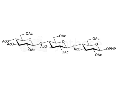 4-Methoxyphenyl β-D-cellotrioside decaacetate