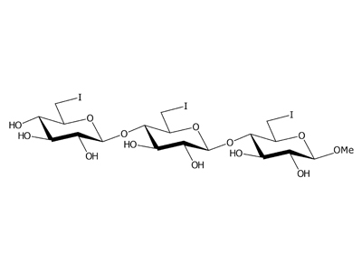 Methyl 6,6',6''-trideoxy-6,6',6''-triiodo-β-D-cellotrioside