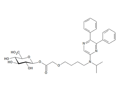 Selexipag metabolite MRE-269 acyl-β-D-glucuronide
