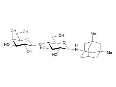 Memantine lactose adduct
