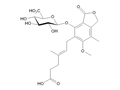 Mycophenolic acid O-β-D-glucuronide