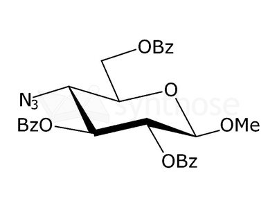 Methyl 4-azido-2,3,6-tri-O-benzoyl-4-deoxy-β-D-glucopyranoside