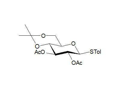 4-Methylphenyl 2,3-di-O-acetyl-4,6-O-isopropylidene-1-thio-β-D-glucopyranoside