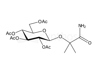 2-Methyl-2-[(2,3,4,6-tetra-O-acetyl-β-D-glucopyranosyl)oxy]-propanamide