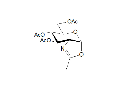 2-Methyl-4,5-(3,4,6-tri-O-acetyl-2-deoxy-α-D-glucopyrano)-∆2-oxazoline