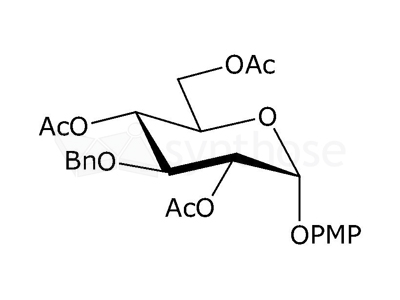4-Methoxyphenyl 2,4,6-tri-O-acetyl-3-O-benzyl-α-D-glucopyranoside