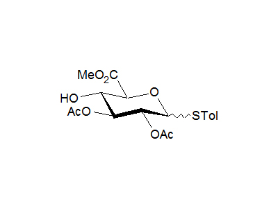4-Methylphenyl 2,3-di-O-acetyl-1-thio-D-glucopyranosiduronic acid methyl ester
