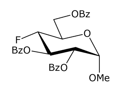 Methyl 2,3,6-tri-O-benzoyl-4-deoxy-4-fluoro-α-D-glucopyranoside