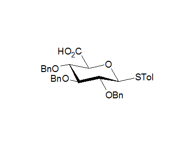 4-Methylphenyl 2,3,4-tri-O-benzyl-1-thio-β-D-glucopyranosiduronic acid