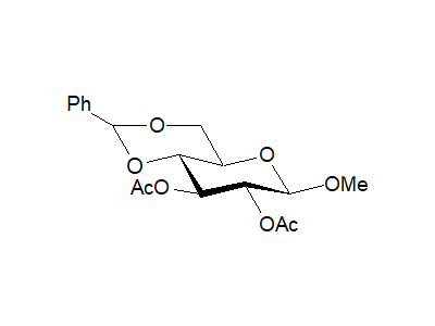 Methyl 2,3-di-O-acetyl-4,6-O-benzylidene-β-D-glucopyranoside