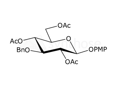 4-Methoxyphenyl 2,4,6-tri-O-acetyl-3-O-benzyl-β-D-glucopyranoside