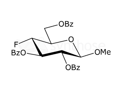 Methyl 2,3,6-tri-O-benzoyl-4-deoxy-4-fluoro-β-D-glucopyranoside