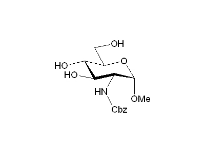 Methyl N-Cbz-α-D-glucopyranosaminide