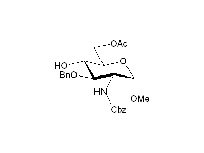 Methyl 6-O-acetyl-3-O-benzyl-N-Cbz-α-D-glucopyranosaminide