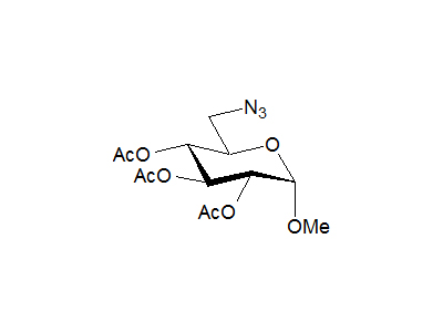 Methyl 2,3,4-tri-O-acetyl-6-azido-6-deoxy-α-D-glucopyranoside