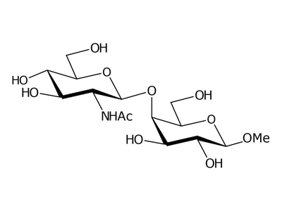 Methyl 4-O-(2-acetamido-2-deoxy-β-D-glucopyranosyl)-β-D-galactopyranoside