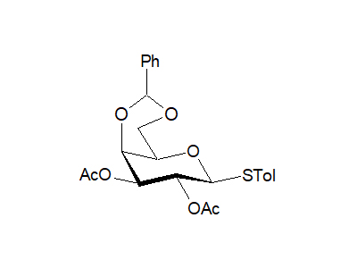 4-Methylphenyl 2,3-di-O-acetyl-4,6-O-benzylidene-1-thio-β-D-galactopyranoside