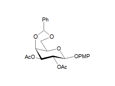 4-Methoxyphenyl 2,3-di-O-acetyl-4,6-O-benzylidene-β-D-galactopyranoside