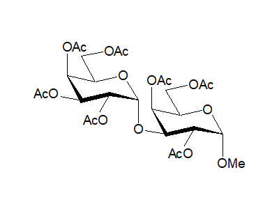 Methyl 2,4,6-tri-O-acetyl-3-O-(2,3,4,6-tetra-O-acetyl-α-D-galactopyranosyl)-α-D-galactopyranoside