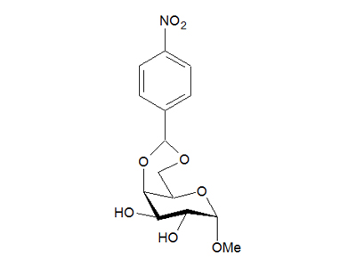 Methyl 4,6-O-(4-nitrobenzylidene)-α-D-galactopyranoside