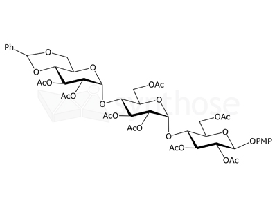 4-Methoxyphenyl 4'',6''-O-benzylidene-β-D-maltotrioside octaacetate