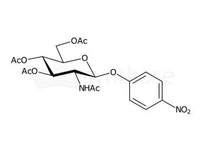 4-Nitrophenyl 2-acetamido-2-deoxy-3,4,6-tri-O-acetyl-β-D-glucopyranoside