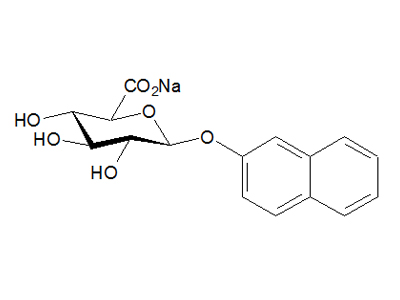 2-Naphthalenyl β-D-glucopyranosiduronic acid, sodium salt