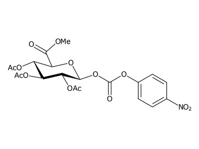 4-Nitrophenoxycarbonyl 2,3,4-tri-O-acetyl-β-D-glucopyranuronic acid methyl ester