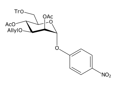 4-Nitrophenyl 2,4-di-O-acetyl-3-O-allyl-6-O-trityl-α-D-mannopyranoside