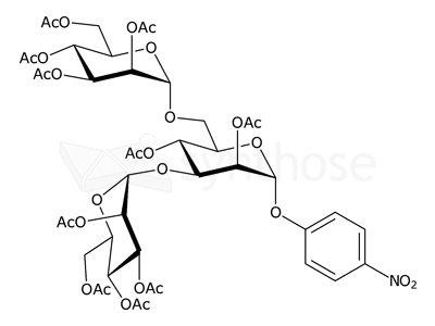 4-Nitrophenyl 3,6-di-O-(α-D-mannopyranosyl)-α-D-mannopyranoside decaacetate