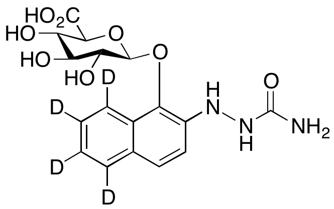 Dihydronaftazone-d4 O- β-D-Glucuronide