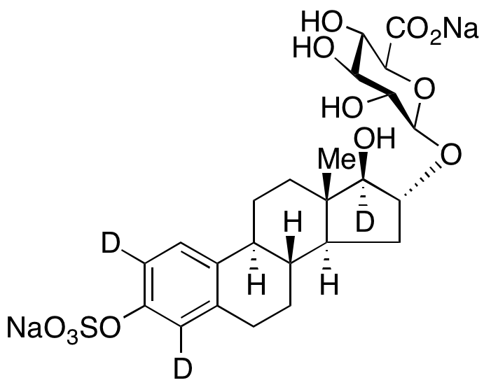 Estriol-d3 3-O-Sulfate 16-O- β-D-Glucuronide Sodium Salt