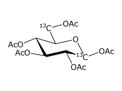 1,2,3,4,6-Penta-O-acetyl-β-D-glucopyranose-1,6-13C2