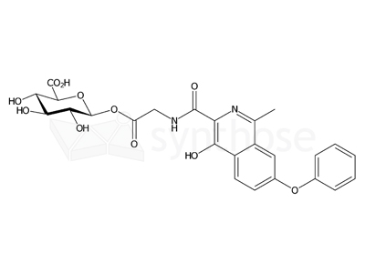 Roxadustat acyl-β-D-glucuronide