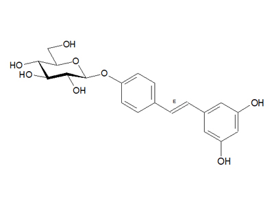 trans-Resveratrol 4'-O-β-D-glucopyranoside