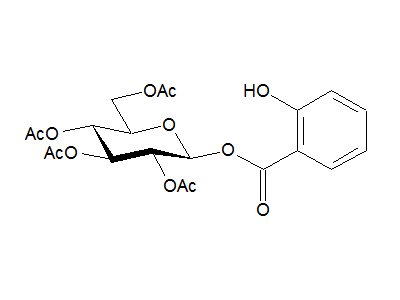 2,3,4,6-Tetra-O-acetyl-β-D-glucopyranose 1-salicylate