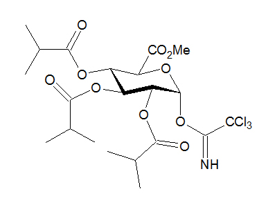2,3,4-Tri-O-isobutyryl-α-D-glucopyranuronic acid methyl ester trichloroacetimidate