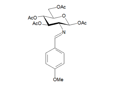 1,3,4,6-Tetra-O-acetyl-2-amino-2-deoxy-N-(4-methoxybenzylidene)-β-D-glucopyranose