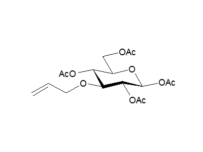 1,2,4,6-Tetra-O-acetyl-3-O-allyl-β-D-glucopyranose